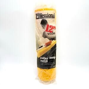 Quickie Professional Roller Mop Refill 12 Inch Wide Sponge Floor Cleaning 0553